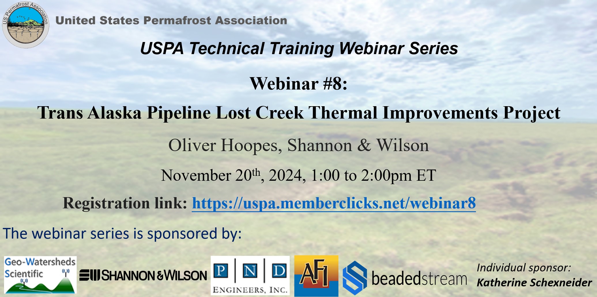 8Th USPA Webinar Flyer