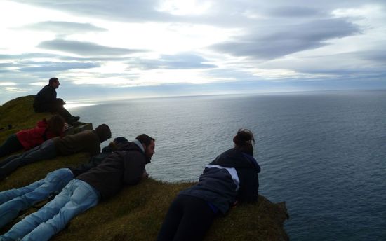 Students in Westfjords, Iceland