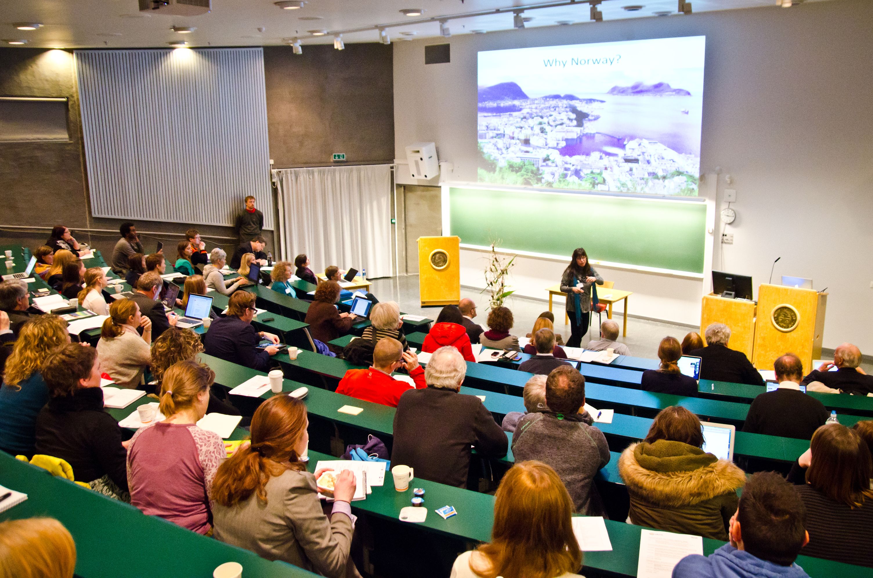 Kari Marie Norgaard speaks at UArctic seminar under Arctic Frontiers