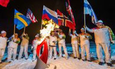 Lassi Heininen Olympic torch