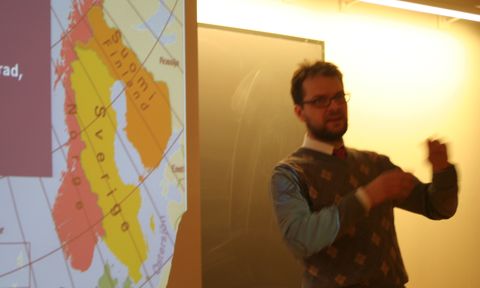 Fredrik Melander speaks at UArctic NCM Workshop