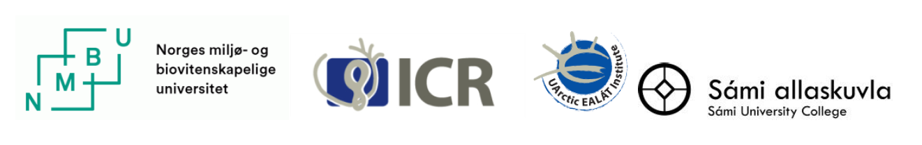 Sami reindeer husbandry in Finnmark, event logos