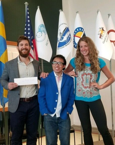 Mike Brown, Ian Lee and Carolyn Kozak at Dartmouth College