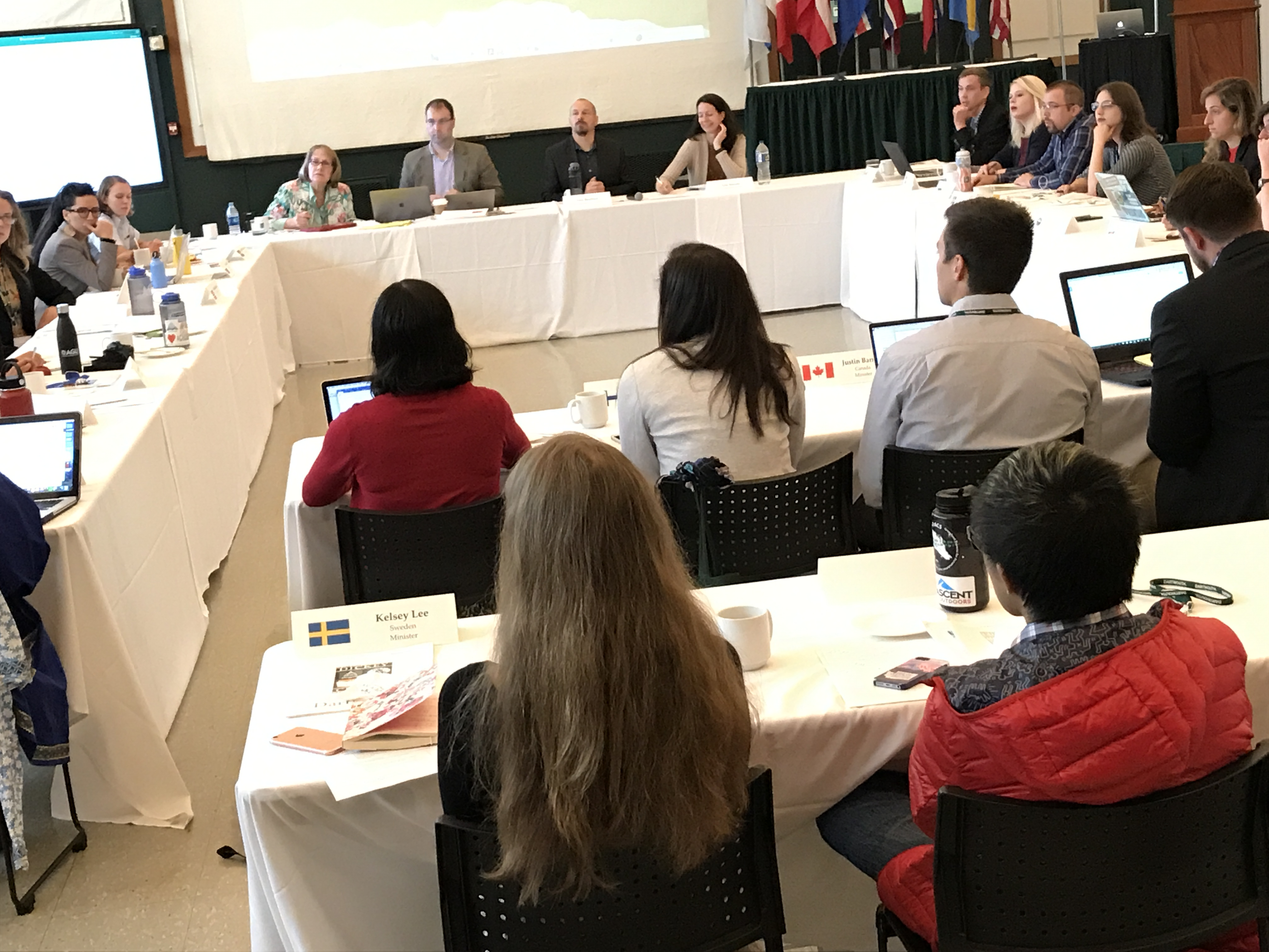 Model Arctic Council, Dartmouth University 2017.