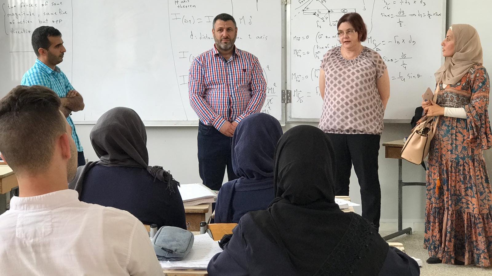 Tuija and teachers.jpg