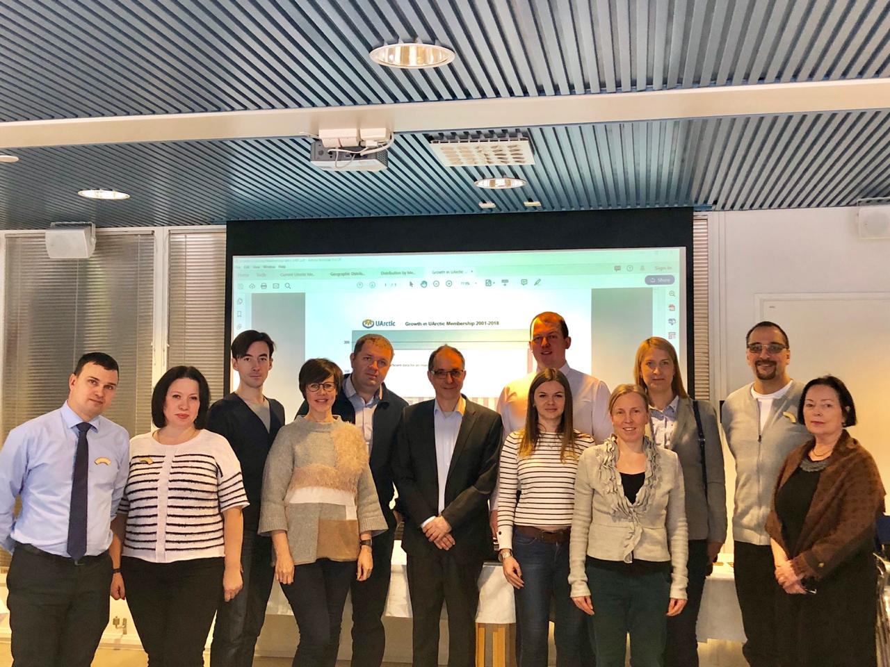 Students of RANEPA (Russia) visit ULapland and the UArctic International Secretariat Jan-2019