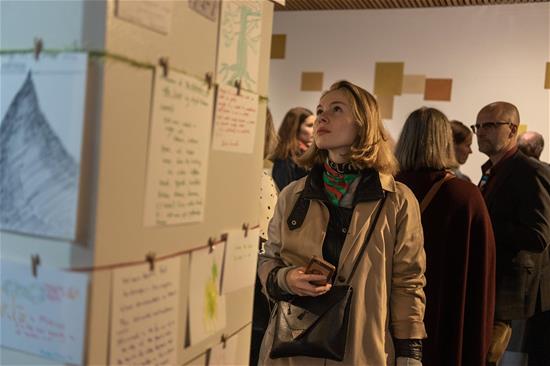 Artwork Arctic Aesthetics (2019) by Ásthildur Jónsdóttir in the Fringe exhibition opening