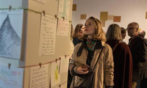 Artwork Arctic Aesthetics (2019) by Ásthildur Jónsdóttir in the Fringe exhibition opening