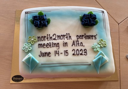 Cake to celebrate the first north2north gathering in a few years.