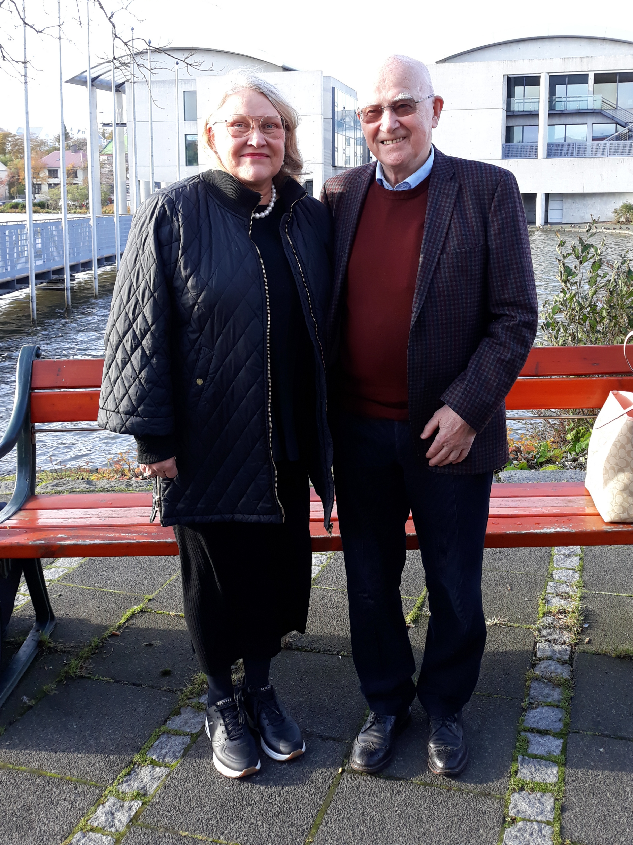 Outi Snellman and Asgeir Brekke