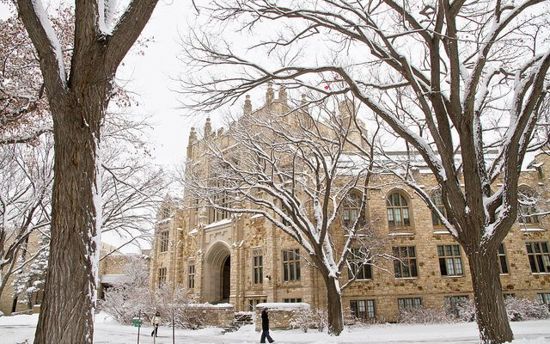 USask campus in wintertime
