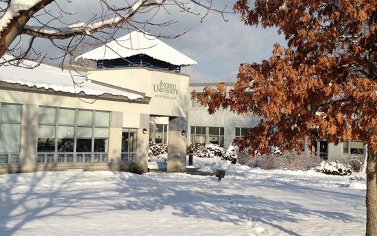 AUNE campus in wintertime