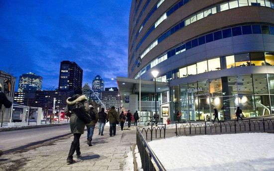 President-Kenneky building in winter