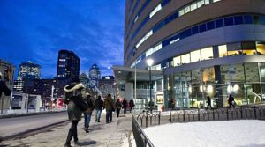 President-Kenneky building in winter  PHOTO: Nathalie St-Pierre