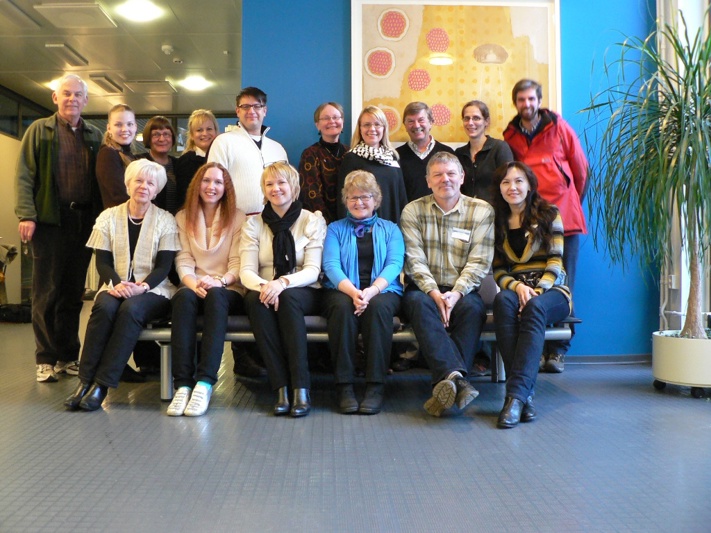 Master's program in Health and Well-being in the Circumpolar Area: participants and collaborators meeting in 2010 (University of Oulu), picture: Jaana Orava.