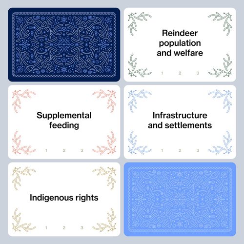 Set of cards designed by Irina Wang