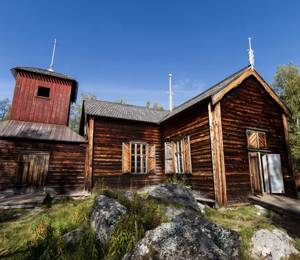 Credit: Inari-Saariselkä Tourism Ltd. Pielpajärvi Wilderness Church.