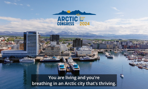Video still from the official Arctic Congress Bodø 2024 aftermovie