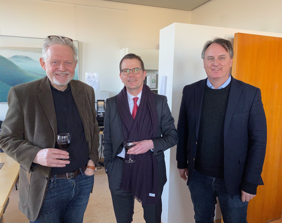 Sumarliði R. Ísleifsson (Associate Professor in History, UIceland), Guillaume Bazard (Ambassador of France to Iceland), Jan borm (UArctic Chair in Arctic Humanities) 