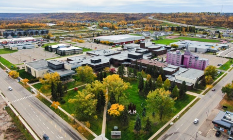 Aerial View of Keyano College