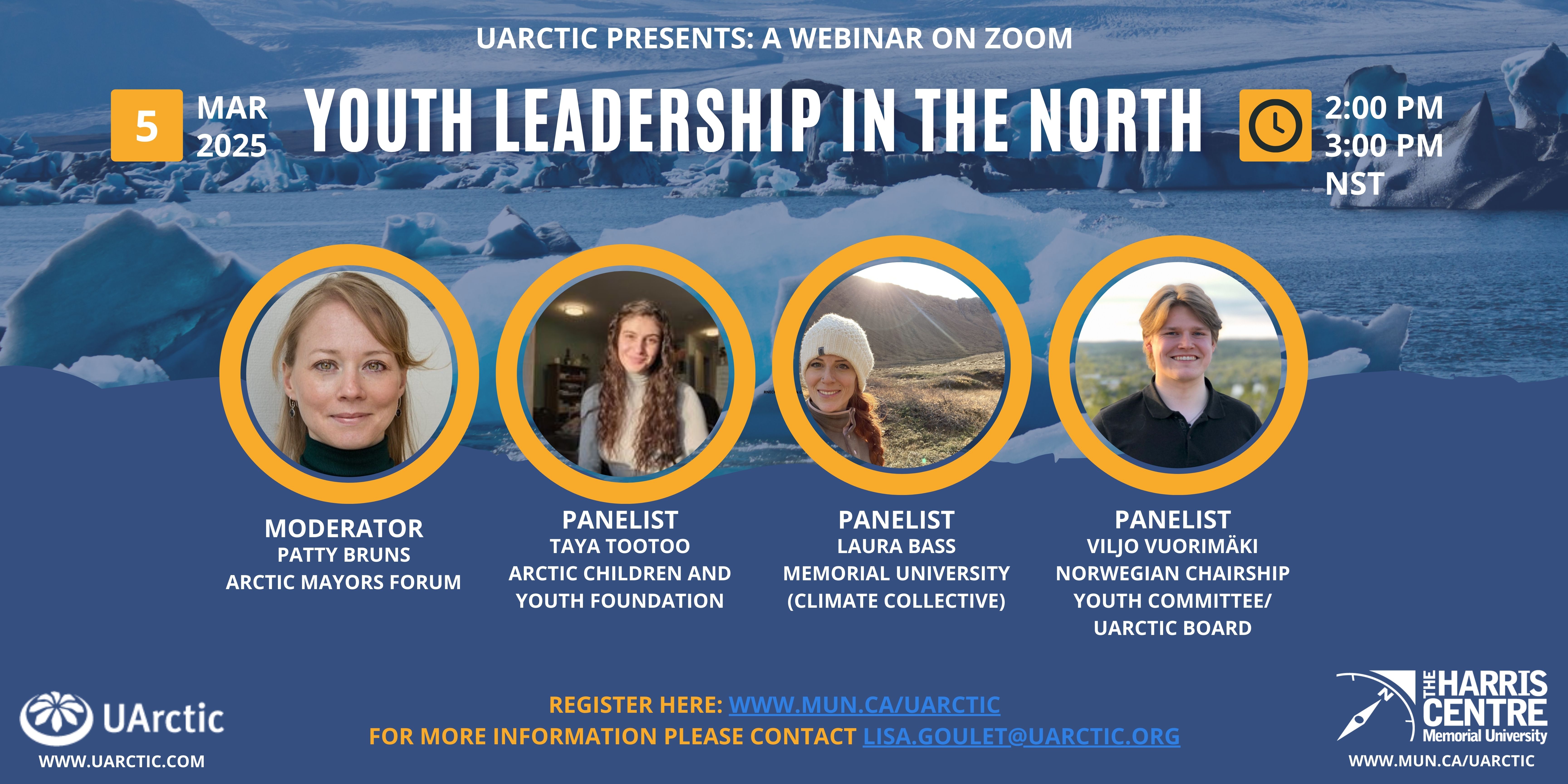 Uarctic Webinar Series 2025 Banner Youth Leadership In The North 2