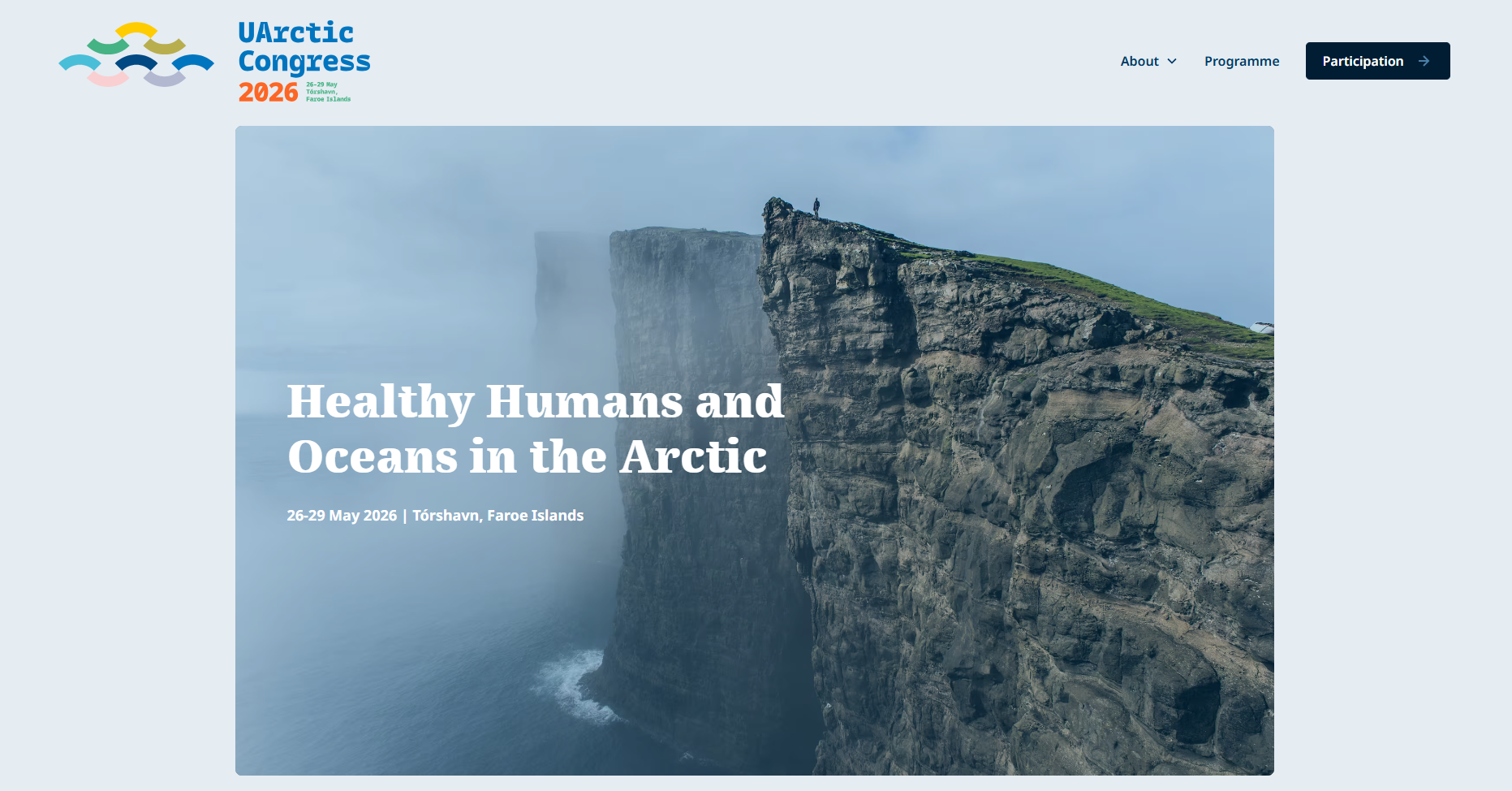 Screenshot Congress 2026 Website