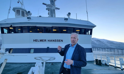 Roger B. Larsen, Professor Of The Norwegian College Of Fishery Science At The Arctic University Of Norway In Tromso, On Research Vessel Helmer Hanssen On Feb. 3