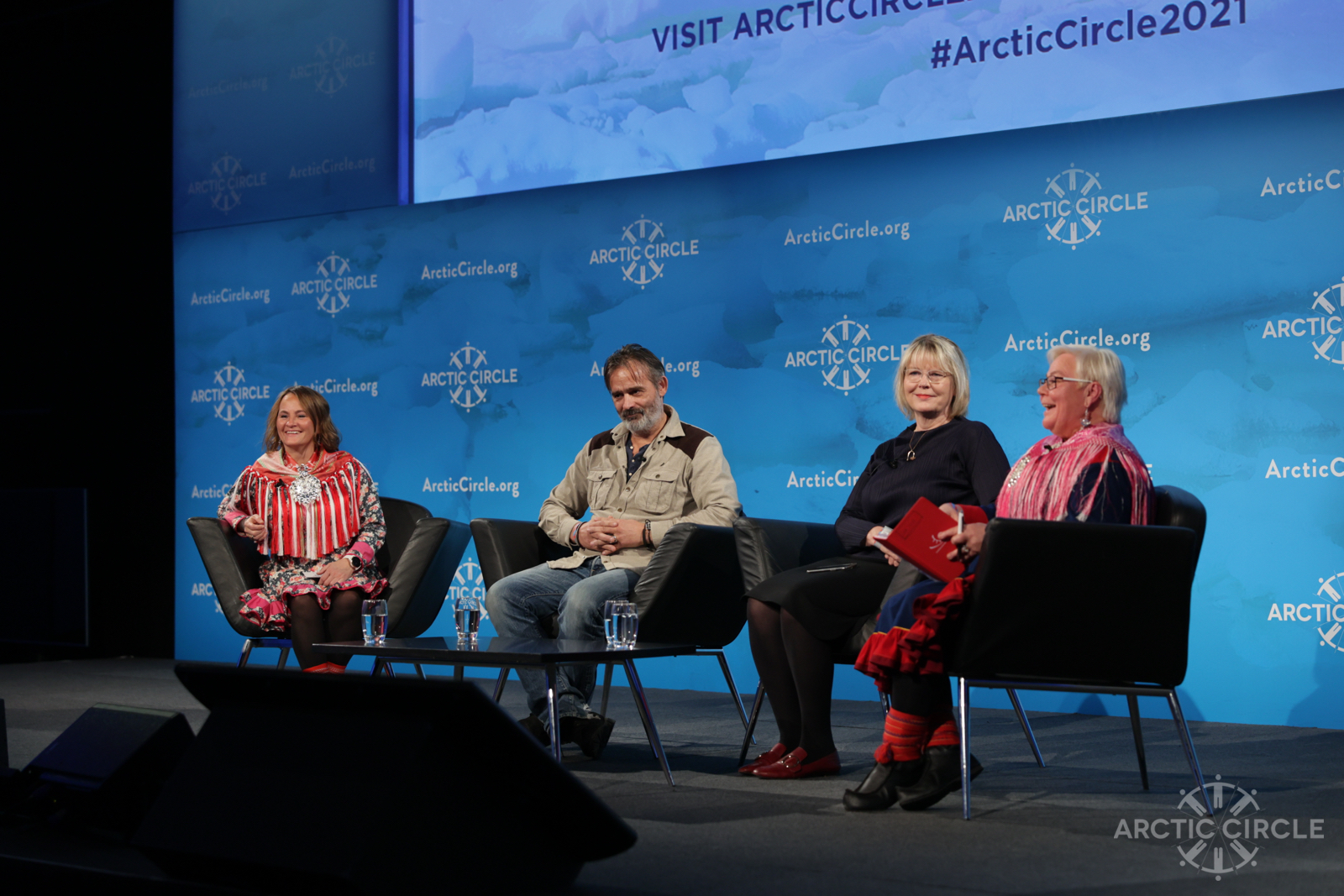 Panelists: 
Anne-Lajla Utsi, CEO of the International Sámi Film Institute
Baltasar Kormákur Baltasarsson, film director and producer
Laufey Guðjónsdóttir, director of the Icelandic Film Centre
Liisa Holmberg, film commissioner of the International Sámi Film Institute 