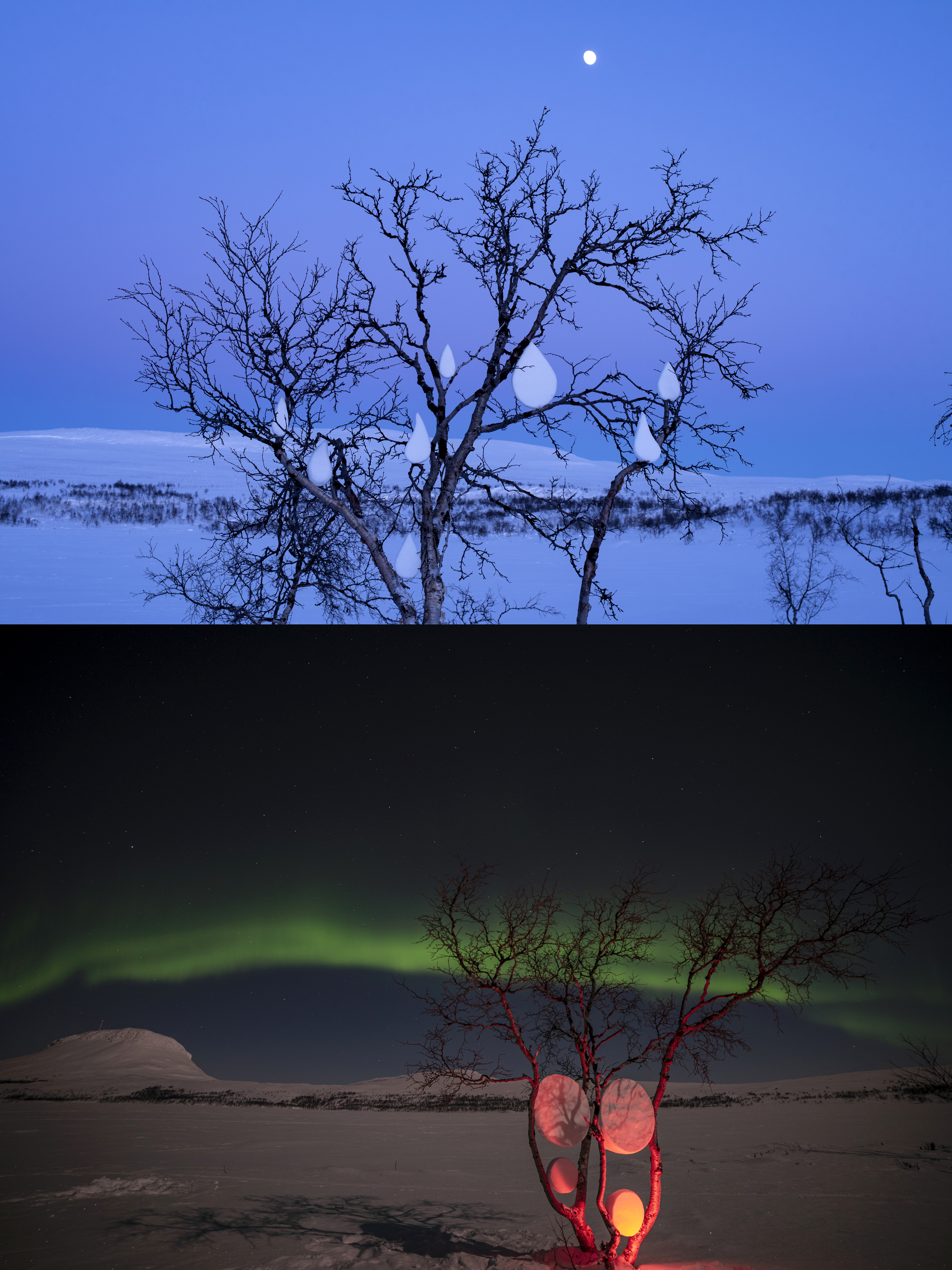 Illumination Of Snow - Interaction With Natural Light Phenomena