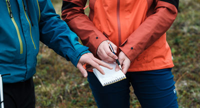 Permafrost Researchers Take Notes In The Field PHOTO: Weronika Murray