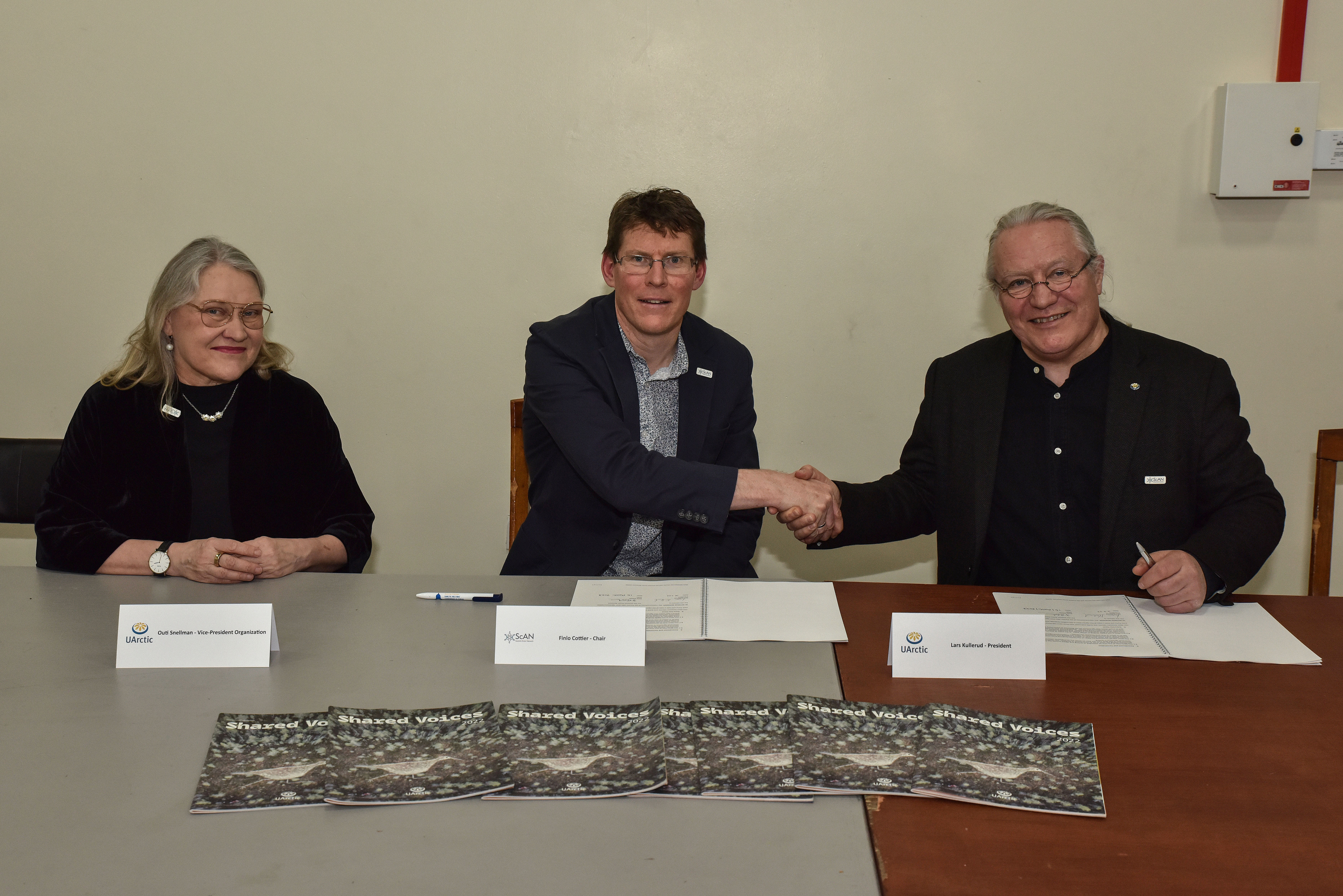 Outi Snellman, Finlo Cottier, Lars Kullerud