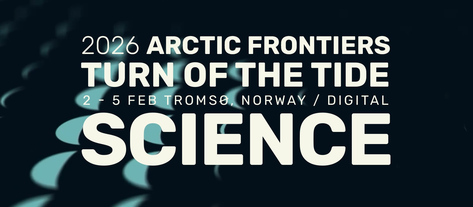 Arctic Frontiers 2026 Turn Of The Tide Banner