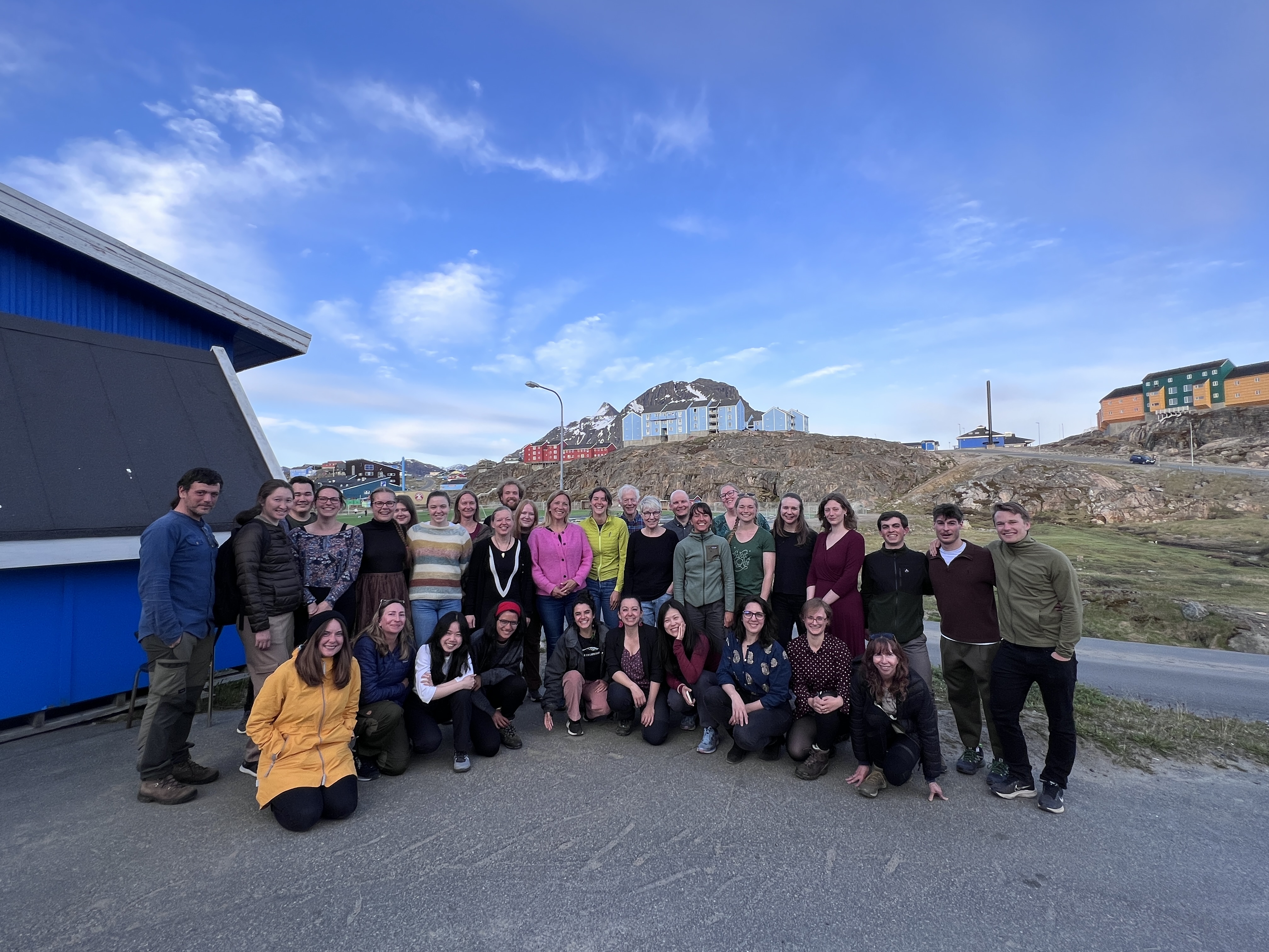 Instructors and students of Arctic WASH course in Sisimiut.